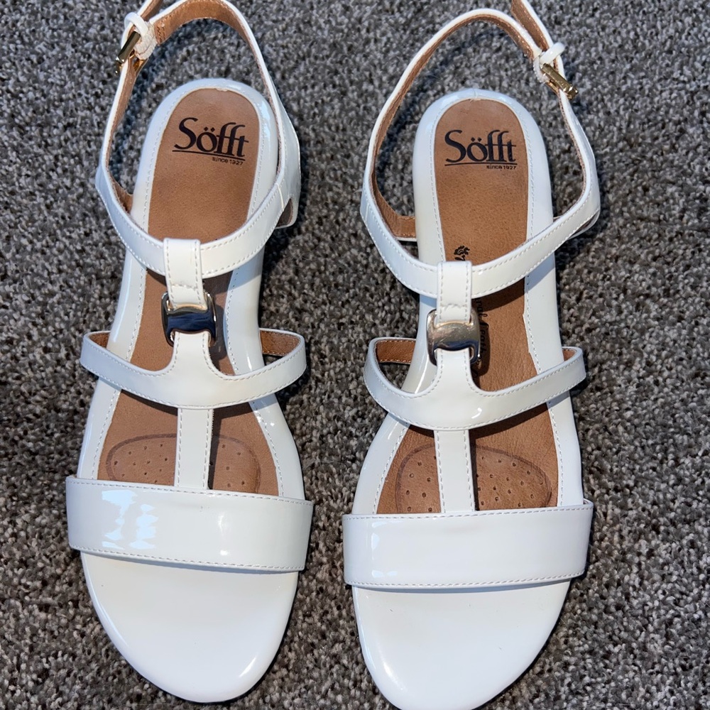 Women's Sofft White Sandals